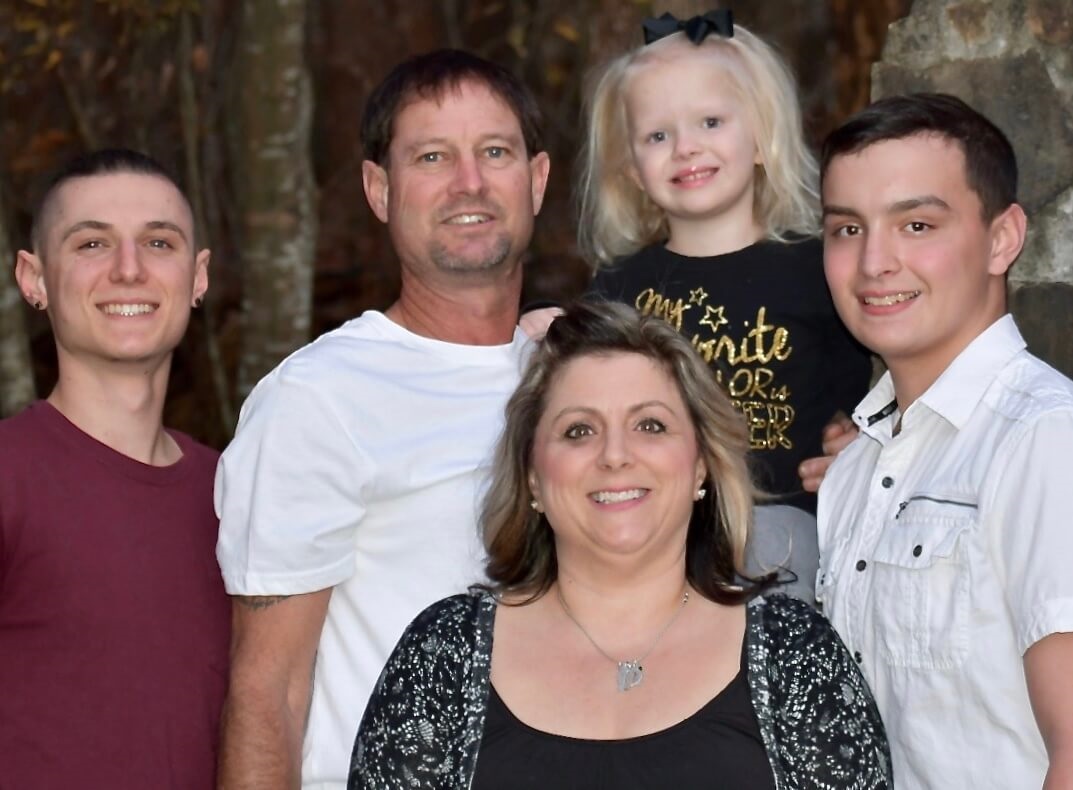 A mom of a child with reactive attachment disorder and her family
