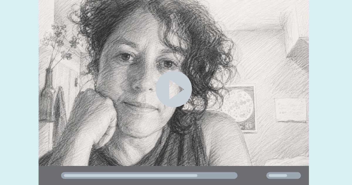 From desperation to determination: Daphne talks about her years-long fight to get her daughter the safety she needed from a system built for reunification, not relationship. Click the sketch to watch her interview on YouTube.
