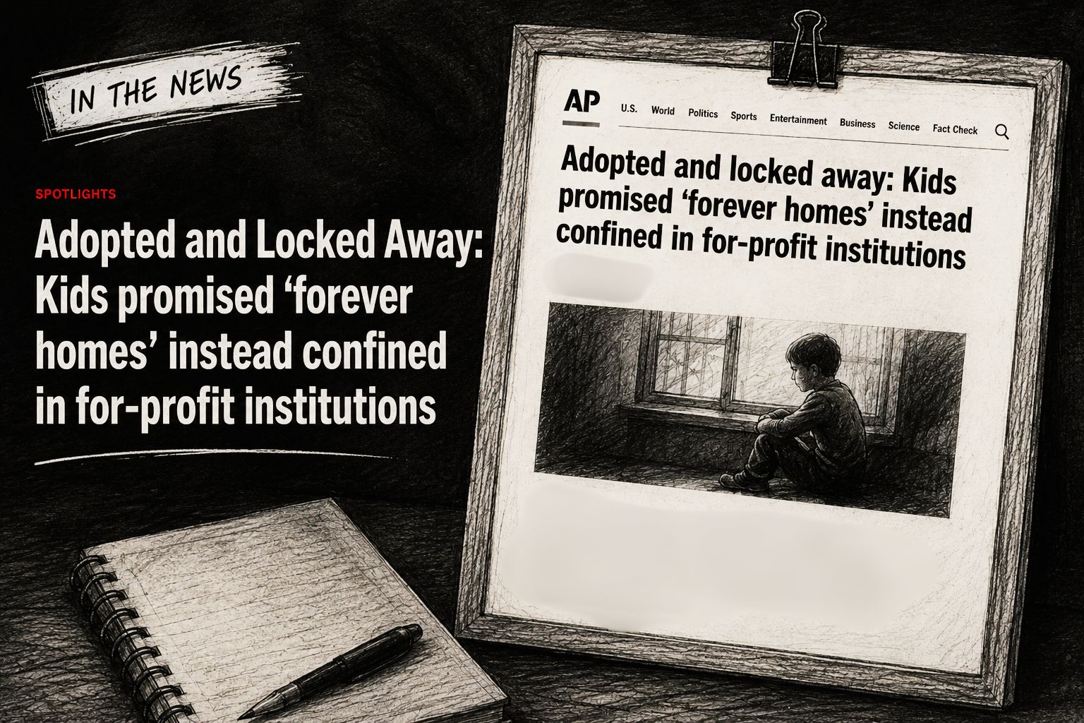 The Associated Press investigation into residential treatment facilities told a story that needed telling. But it missed something essential — why families end up at those doors in the first place, and what they were owed long before the crisis hit. Reactive attachment disorder doesn't just affect the child. It affects everyone in the home.