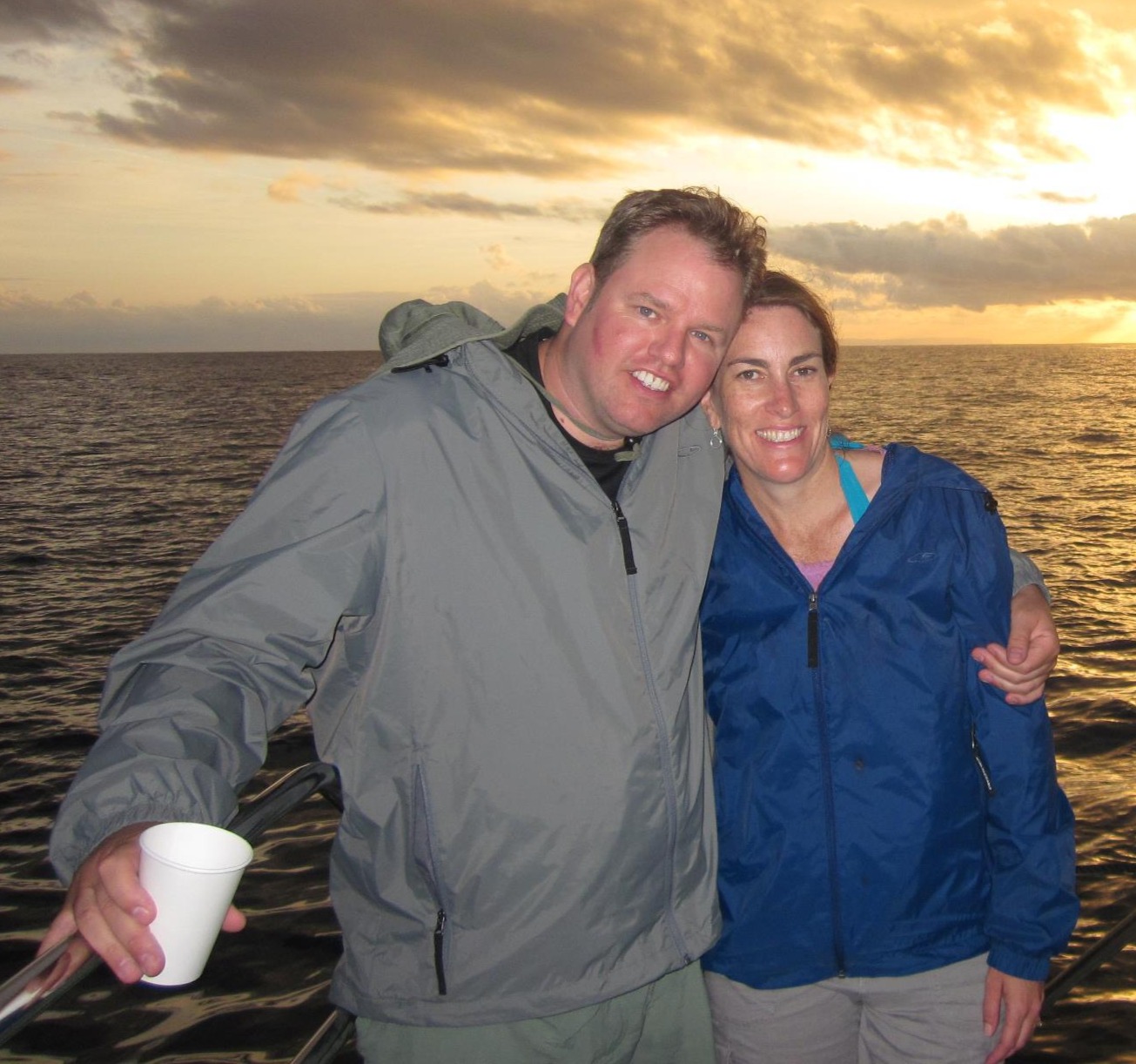 Joe and Caela before parenting a child with reactive attachment disorder